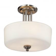 Z-Lite 434-SF-BN - 3 Light Semi Flush