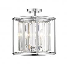 Z-Lite 439SF14-CH - 3 Light Semi Flush