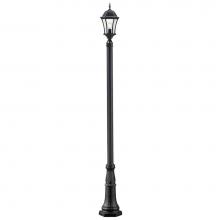 Z-Lite 522PHM-518P-BK - Outdoor Post