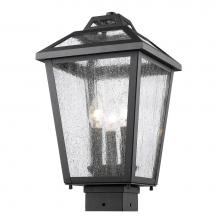 Z-Lite 539PHMS-BK - 3 Light Outdoor Post Mount