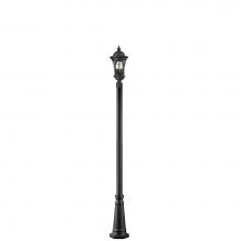 Z-Lite 543PHM-519P-BK - Outdoor Post