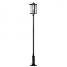 Z-Lite 554PHXLR-557P-BK - 3 Light Outdoor Post Mounted