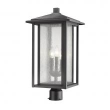 Z-Lite 554PHXLR-BK - 3 Light Outdoor Post Mount