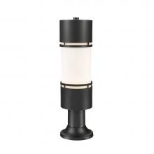 Z-Lite 560PHB-553PM-BK-LED - Outdoor LED Post Mount Light with Pier