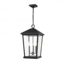 Z-Lite 568CHXL-BK - 3 Light Outdoor Chain Mount Ceiling