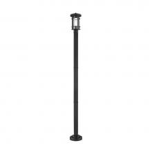 Z-Lite 570PHM-567P-BK - 1 Light Outdoor Post Mounted