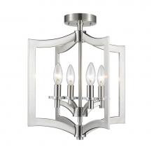 Z-Lite 6008SFC-BN - 4 Light Semi Flush