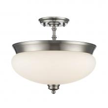 Z-Lite 721SF-BN - 3 Light Semi Flush