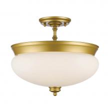 Z-Lite 721SF-SG - 3 Light Semi Flush