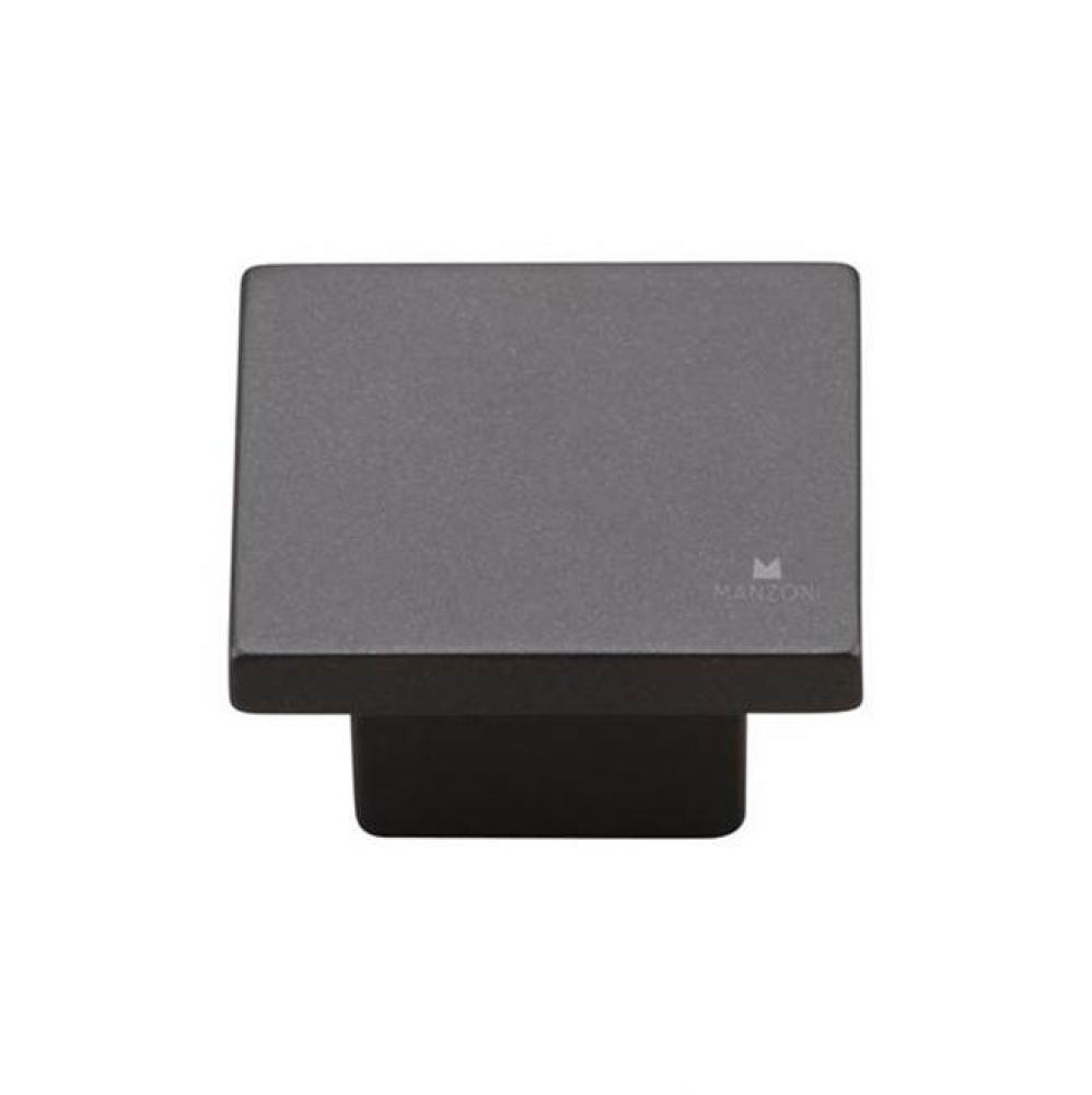 Square Knob 16mm CTC Flat Black