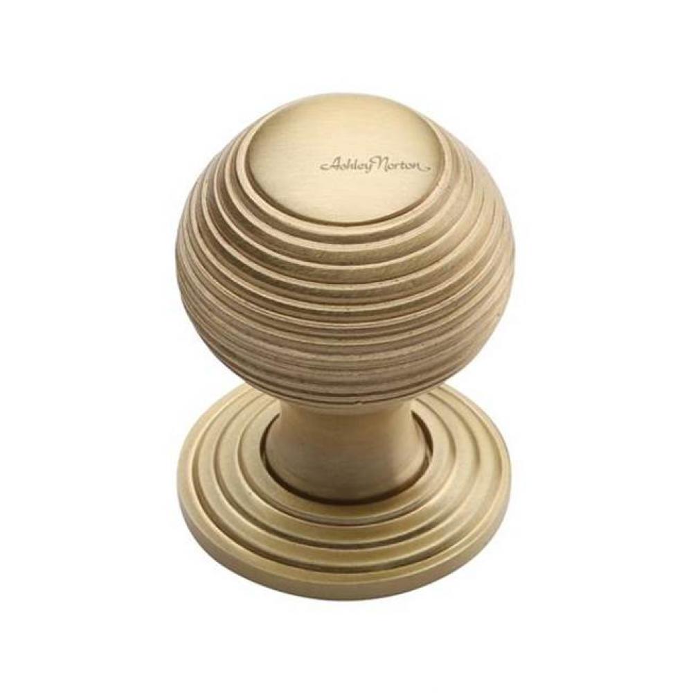 Reeded Knob on Rose 1 1/4''