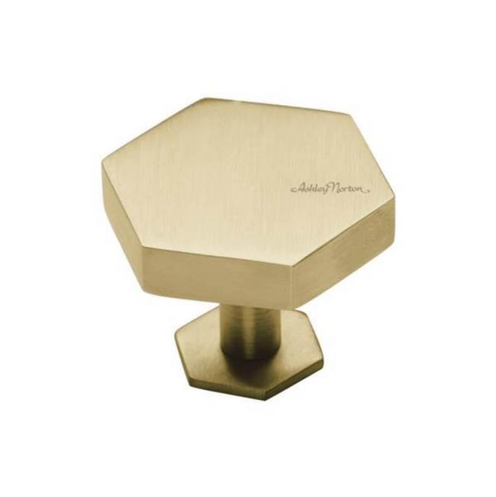 Hex Cabinet Knob on Rose