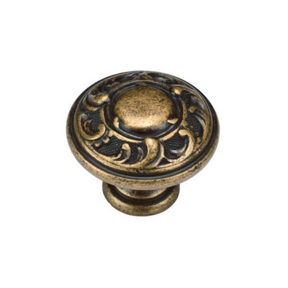 Decorated Round Knob