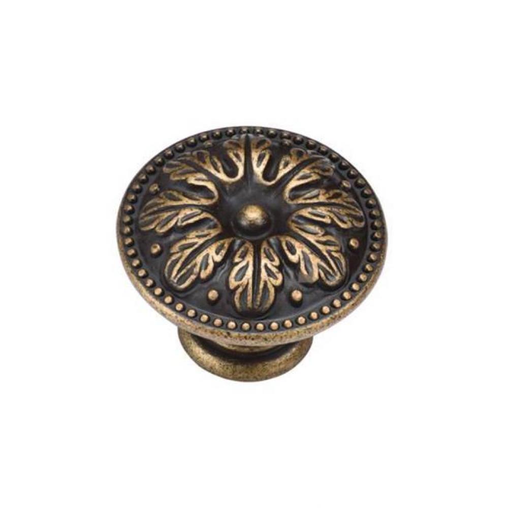 Floral Round Knob