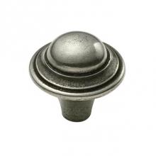 Manzoni MF5011-040-FEP - Round 2-part knob, 1 5/8'' dia