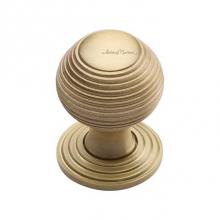 Manzoni MT0973-032-MSB - Reeded Knob on Rose 1 1/4''