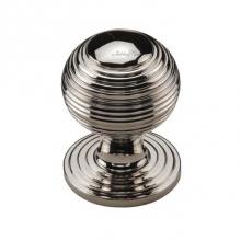 Manzoni MT0973-032-PNI - Reeded Knob on Rose 1 1/4''