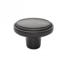 Manzoni MT3975-040-BLK - Oval Knob 1 5/8''