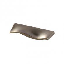 Manzoni MC2852-096-SBP - Wave Pull 96mm CTC Sat Brass