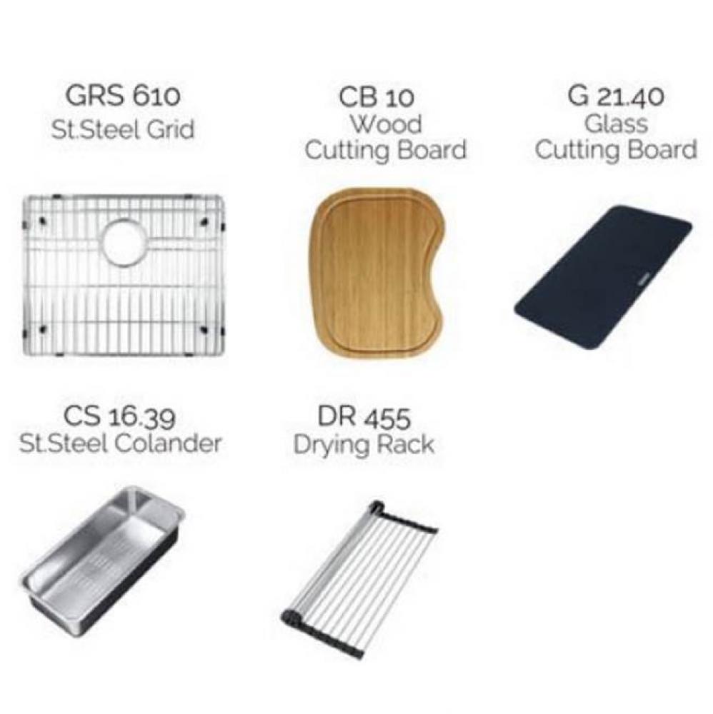 Glass Cutting Board White