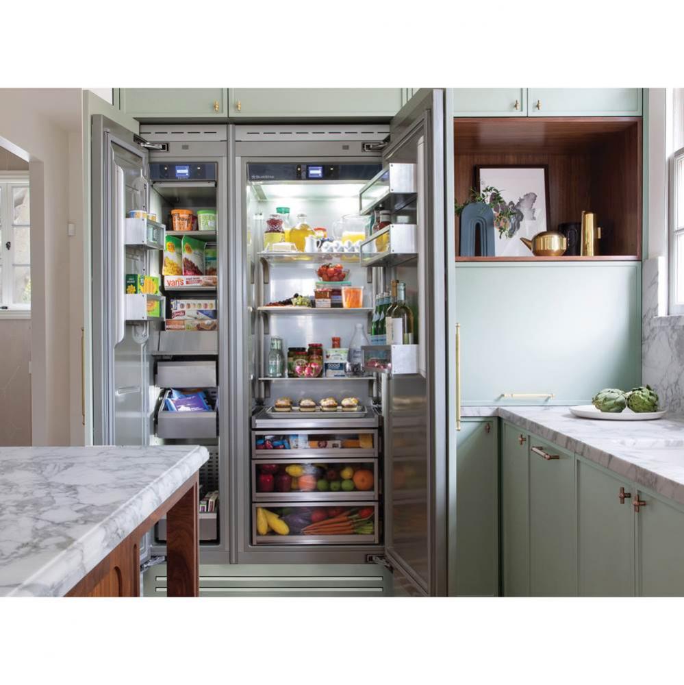 30'' Integrated, Column Freezer- Right Hinge Door