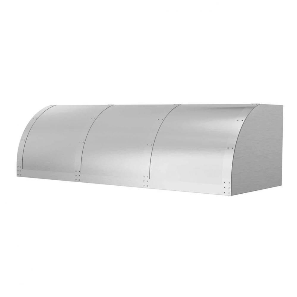 54'' Bonanza Wall Hood With Brushed Stainless Strapping And Rivets.