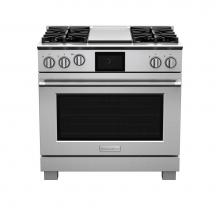 BlueStar BSDF364GL - 36'' Dual Fuel Range (4) Burners With 12'' Griddle