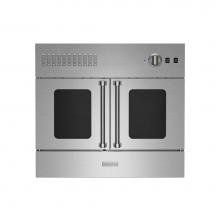 BlueStar BWO36AGSV2LCCPLT - 36'' Single Gas Wall Oven