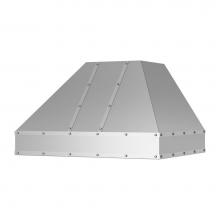 BlueStar HA030MLPLTDC - 30'' Hampton Wall Hood With Designer Metal Strapping And Rivets