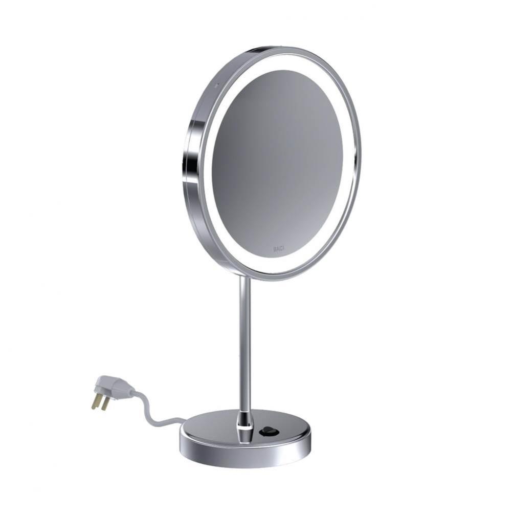 Baci Senior Round Modern Table Mirror - 10X