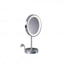 Baci Mirrors BJR-110-CHR - Baci Junior Oval Table Mirror 5X