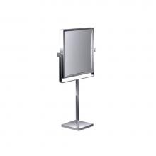 Baci Mirrors E26-X CHR - Reversible Square Unlighted Vanity Mirror