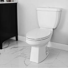 Contrac 4720BLWU - 4.8 / 3.0 L dual flush toilet, elongated bowl, 15.5''high, uninsulated tank (1