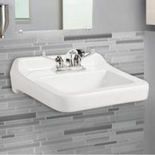 Contrac 4610BHZ - Wall-mount sink, single faucet hole, with
