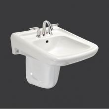Contrac 4610CHZ - Wall mount sink, single faucet