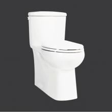 Contrac 4710BOXU - 3.5-liter toilet with concealed siphon, elongated bowl, raised height with soft-closing seat,