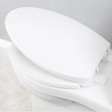 Contrac TS7150SC - Elongated slow closing plastic toilet