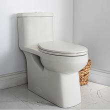 Contrac 4710BNWU - 4.8 L / 3.0 L dual flush toilet, elongated bowl with concealed siphon, raised height with soft