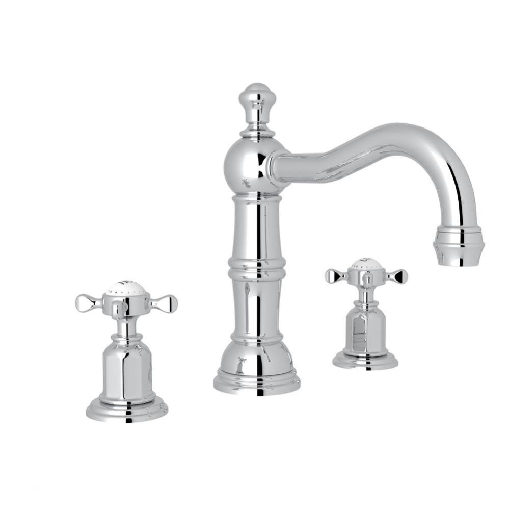 Edwardian™ Widespread Lavatory Faucet With Column Spout