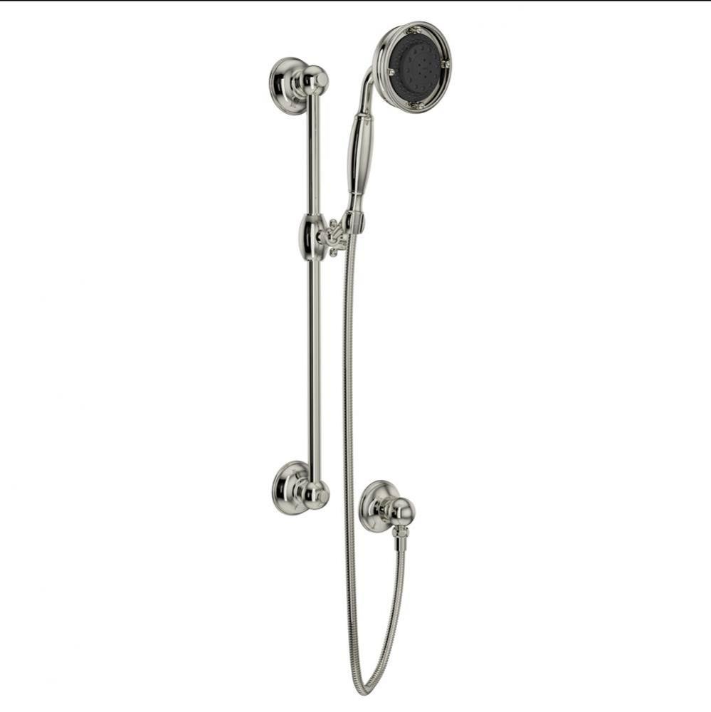 Handshower Set With 22'' Slide Bar and 3-Function Handshower