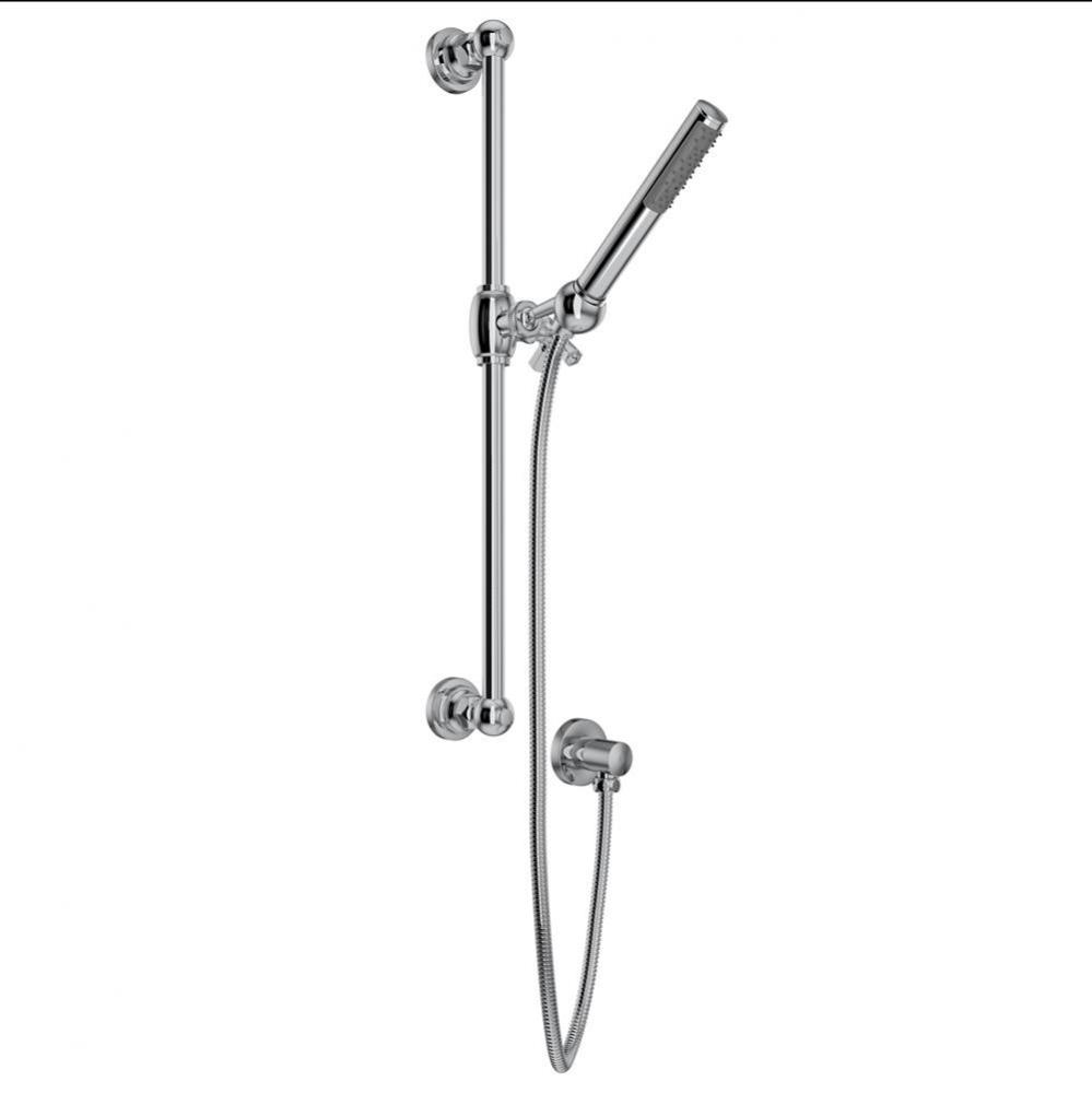 Handshower Set With 21'' Slide Bar and Single Function Handshower