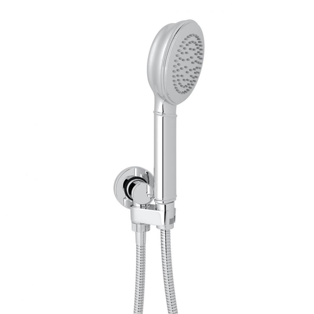 Handshower Set With Swiveling Handshower Holder and Single Function Handshower