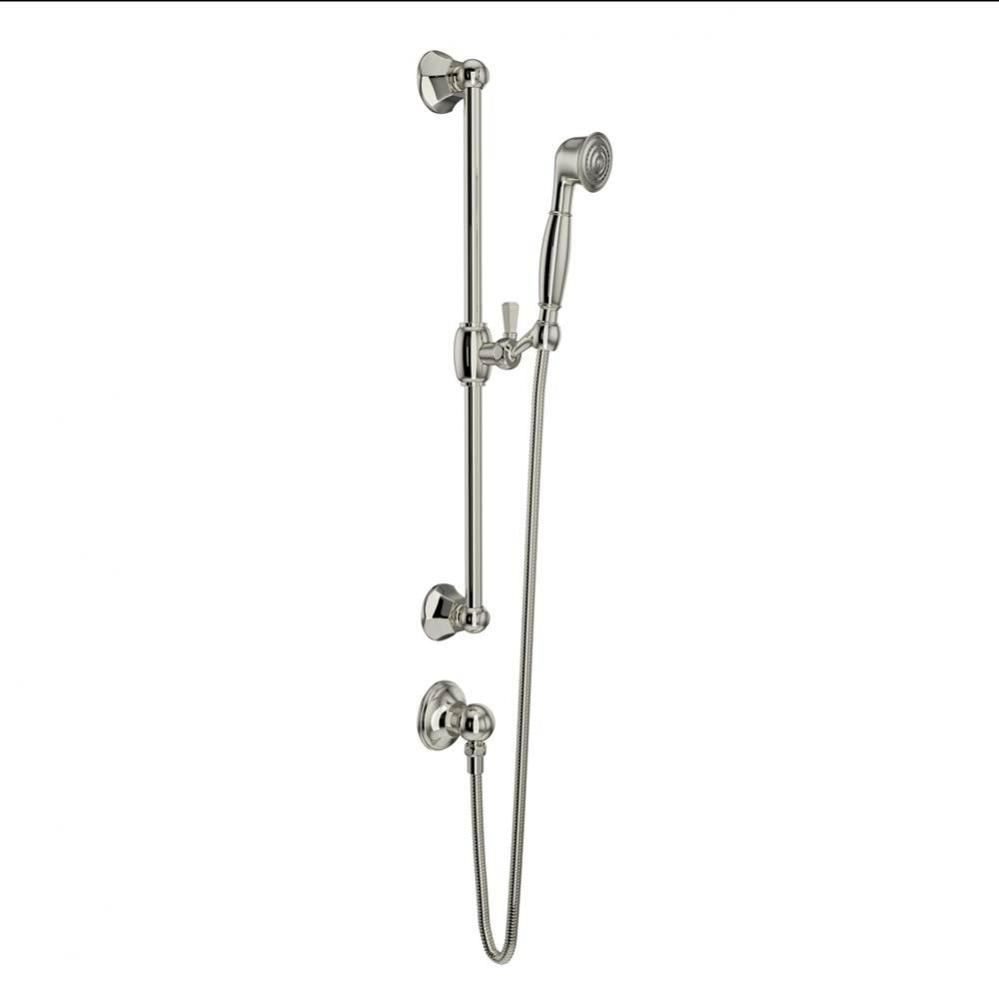 Handshower Set With 24'' Slide Bar and Single Function Handshower