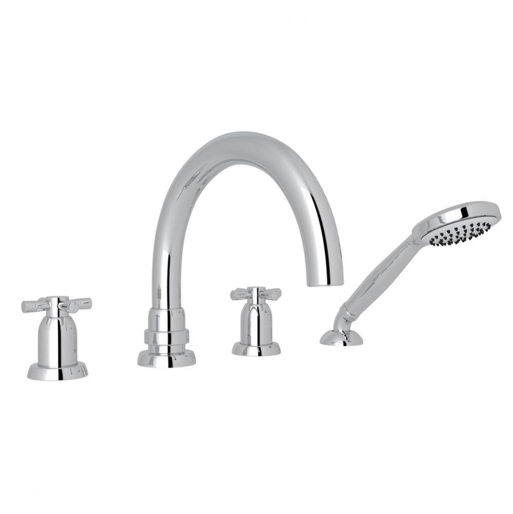 Holborn™ 4-Hole Deck Mount Tub Filler With C-Spout