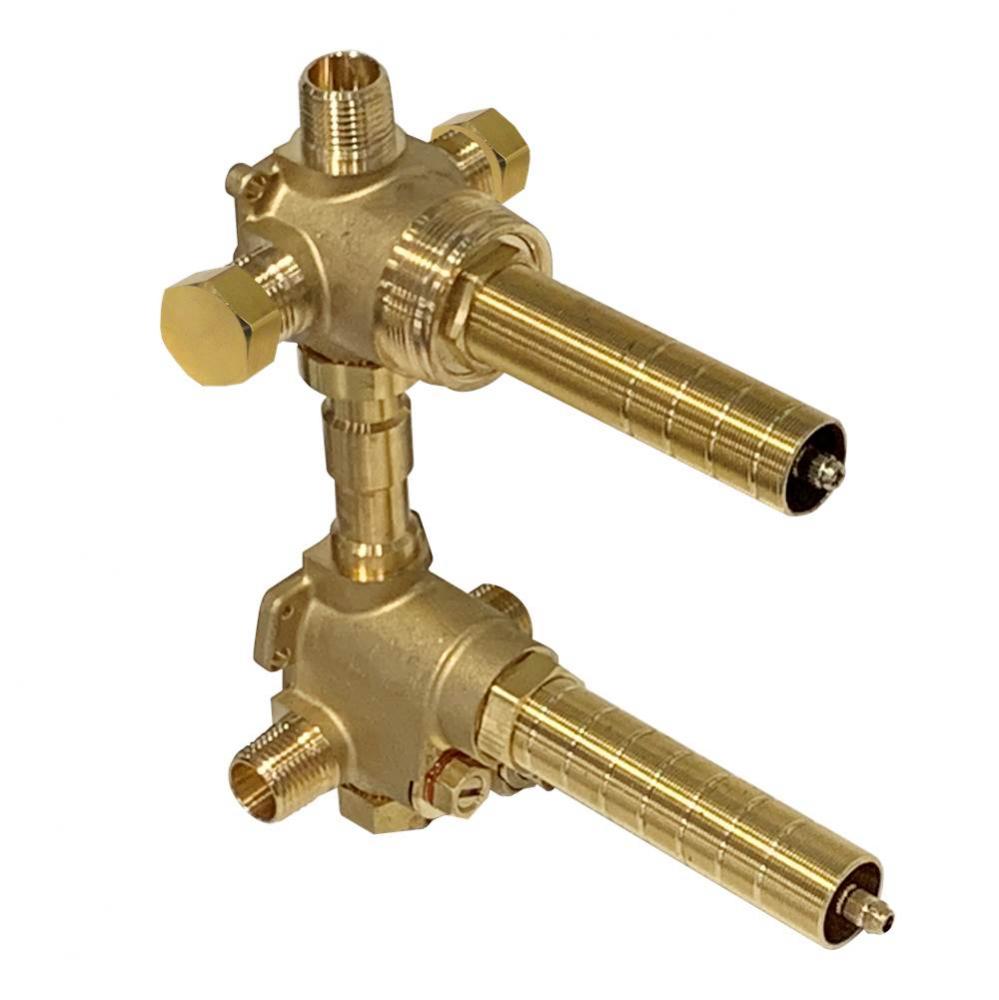 1/2'' Thermostatic Rough-In Valve With Integrated Volume Control