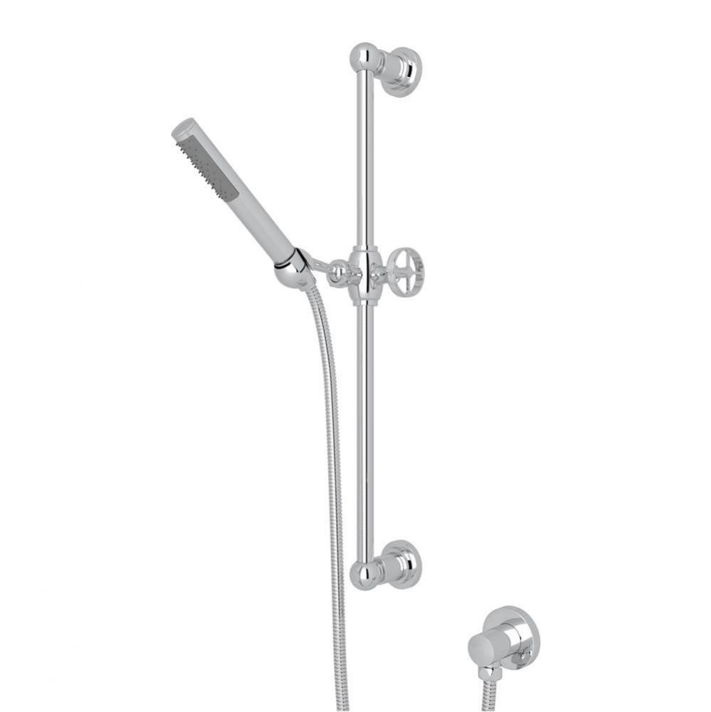 Handshower Set With 21'' Slide Bar and Single Function Handshower