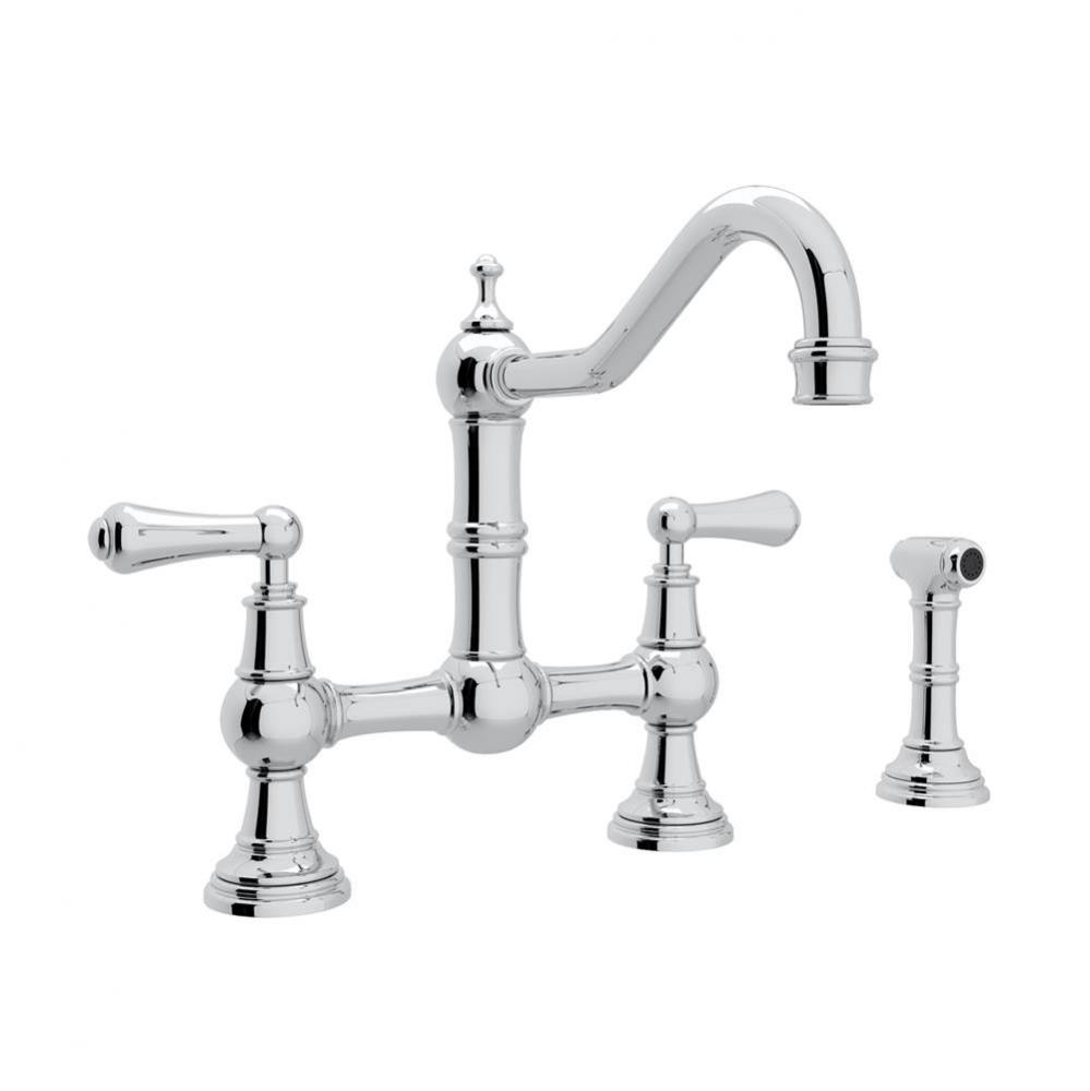 Edwardian™ Bridge Kitchen Faucet With Side Spray