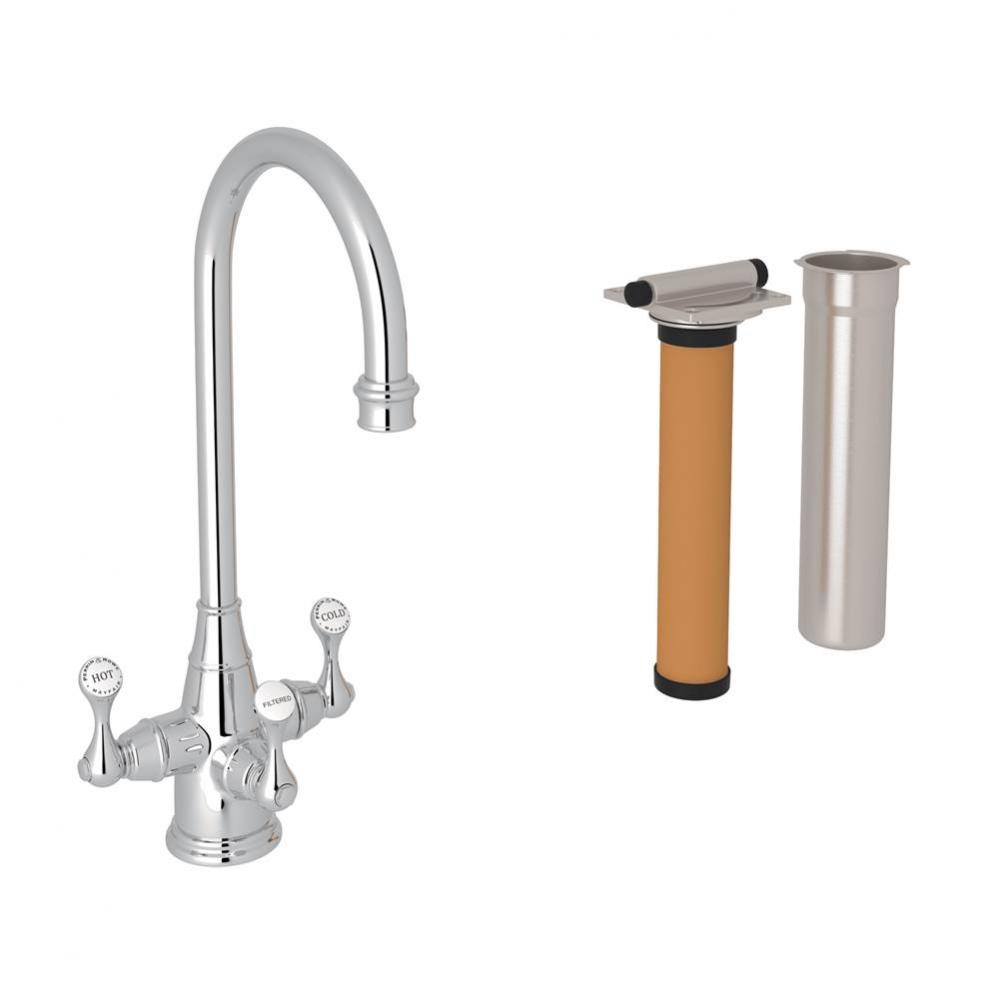 Georgian Era™ Three Handle Bar/Food Prep Filter Kitchen Faucet Kit