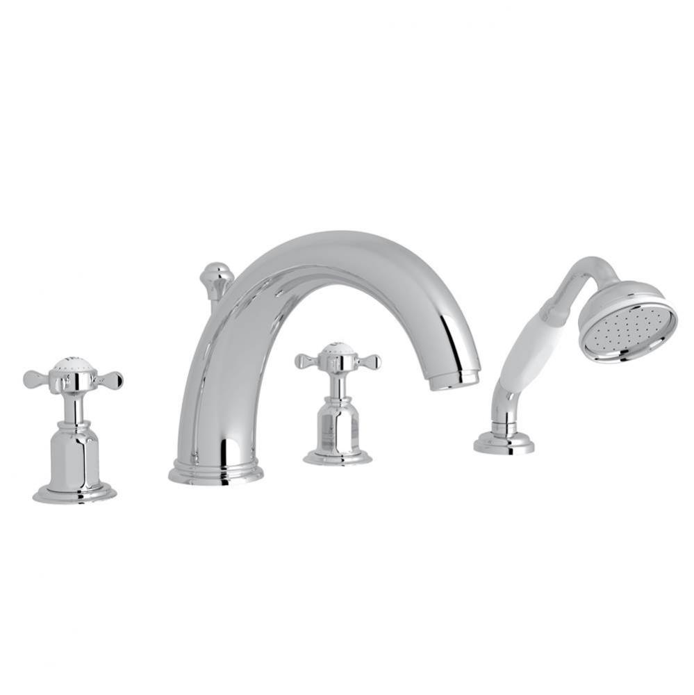 Edwardian™ 4-Hole Deck Mount Tub Filler