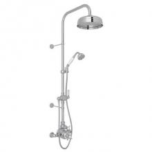 Perrin & Rowe U.KIT1NX-APC - Edwardian™ 3/4'' Exposed Wall Mount Thermostatic Shower System